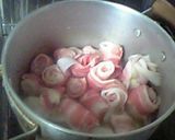 ぴらぴら大根in三枚肉作り方5写真