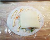 超簡単！ひき肉ピーマンのトルティーヤ！作り方4写真