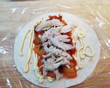 超簡単！ひき肉ピーマンのトルティーヤ！作り方7写真