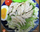 超簡単作り置き☆レンジ蒸し鶏☆アレンジ付作り方50写真