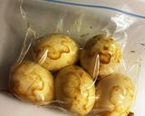 おつまみにもお弁当にも!カレー味玉作り方4写真