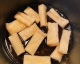 かつお菜と油揚げの煮びたし作り方3写真