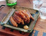 おうち居酒屋★手羽中の甘辛煮作り方5写真