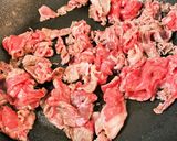 牛肉とブロッコリーのワサビ風味炒め作り方1写真