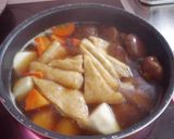 蓮根φさといもφしいたけφ煮物♪作り方5写真