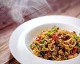 台湾のポッカポカ料理♪麻油鶏風ビーフン作り方10写真