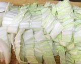 白菜とちくわのレンチン味噌煮作り方1写真