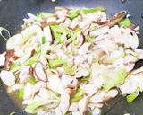 鶏ささみと椎茸の柚子胡椒パスタ作り方7写真