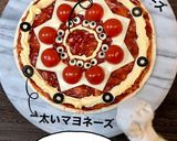 クリスマスピザ⭐ひみつのサンタピザ作り方7写真