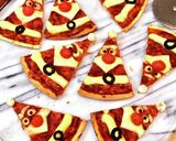 クリスマスピザ⭐ひみつのサンタピザ作り方10写真