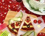 クリスマスピザ⭐ひみつのサンタピザ作り方11写真