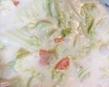 きのこと白菜のホワイトシチュー作り方3写真