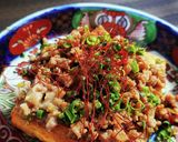 厚揚げの肉みそ乗せ作り方8写真