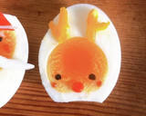 ゆで卵サンタさんとトナカイさん☆√作り方20写真