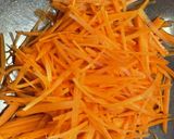 常備野菜に!丁寧に千切りした人参の塩揉み作り方10写真