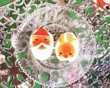 ゆで卵サンタさんとトナカイさん☆√作り方24写真