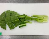 レンジで作る　簡単小松菜の煮浸し作り方1写真