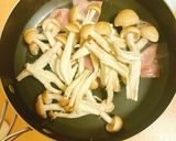 タアサイのゆず風味の豆乳カルボナーラ作り方3写真