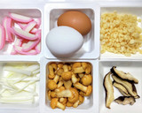 キノコの卵とじ丼◎簡単ウマシです作り方1写真