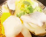 肉まん♡体ポカポカ蒸し野菜♡スズキ添え作り方1写真