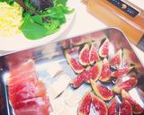 無花果と生ハムサラダ★ビネグレットソース作り方1写真