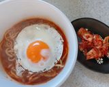 こんにゃく麺で作るヘルシー韓国風ラーメン作り方6写真