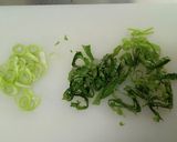 ノンオイル☆納豆と大葉の和風パスタ作り方1写真
