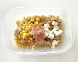 【オートミール】クリチーコーンおにぎり作り方2写真