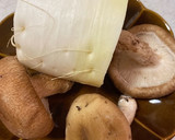 簡単！コロコロ大根と椎茸の卵スープ作り方1写真