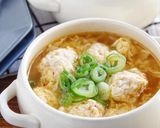 ☆簡単☆ふわふわ肉団子のキムチスープ作り方4写真
