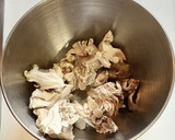 揚げ舞茸とほうれん草のペペロンチーノ風作り方2写真