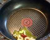 揚げ舞茸とほうれん草のペペロンチーノ風作り方7写真