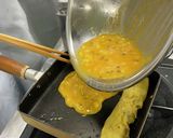 バナナ入り卵焼き作り方5写真