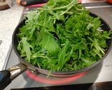 水菜と牛肉の煮物作り方3写真