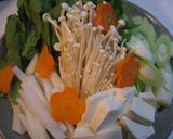 うちの♪豚しゃぶしゃぶ鍋作り方2写真