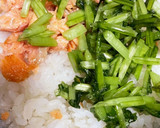 鮭と京菜の漬け物で簡単混ぜご飯作り方2写真