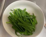 肉ニラ丼作り方3写真