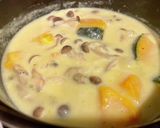 かぼちゃとしめじのクリーム煮作り方4写真
