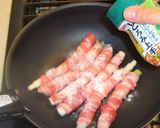 おうち居酒屋⭐軟白長葱のロング肉巻き作り方2写真