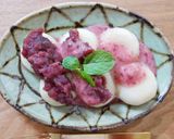 白玉団子、あんことクランベリーハニー作り方6写真