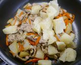 簡単！洋風☆焼き肉じゃが作り方4写真