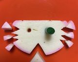 寅の飾り切り#寅かまぼこ#干支かまぼこ作り方11写真