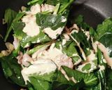 お弁当★ピリ辛豚バラとほうれん草★簡単作り方6写真