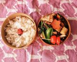 お弁当★ピリ辛豚バラとほうれん草★簡単作り方9写真
