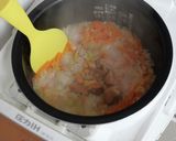 焼き鳥とにんじんの中華風おこわ作り方6写真