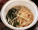 すぐできる！もやしとわかめのスープ作り方3写真
