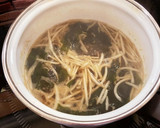 すぐできる！もやしとわかめのスープ作り方5写真