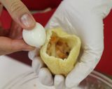煮汁がじゅわ~っと!鶏巾着作り方6写真