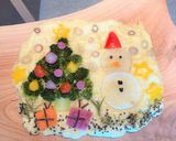 残り野菜でクリスマスのフォカッチャ作り方7写真