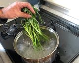 春菊の胡麻味噌和え(弁当作り置き)作り方2写真